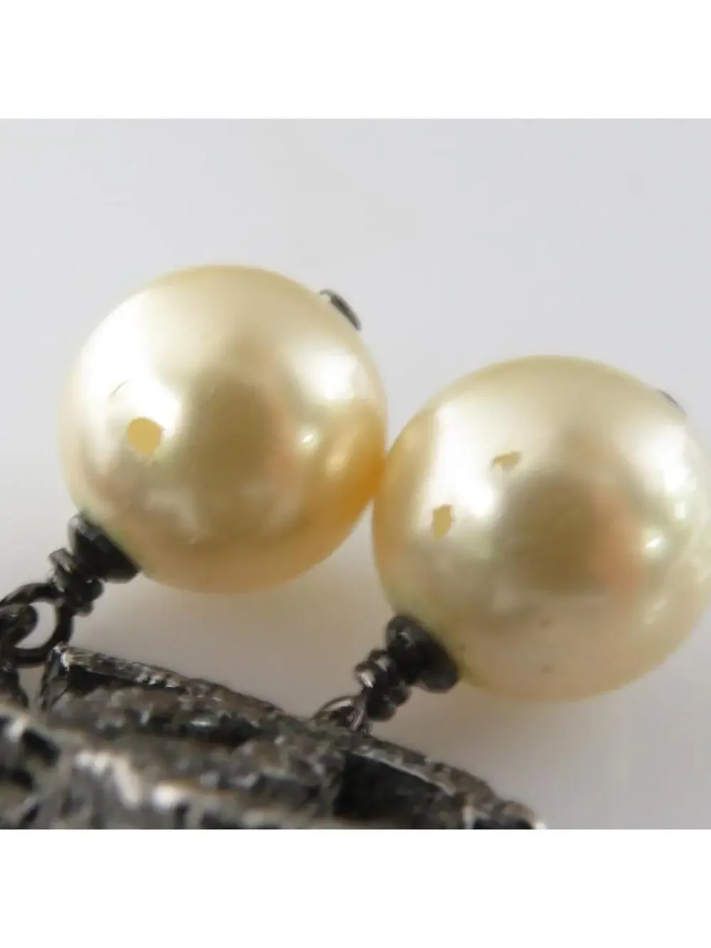 Auth Chanel Cc Logo Pierce Earrings #303134C32B